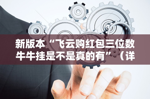 新版本“飞云购红包三位数牛牛挂是不是真的有”（详细透视教程）-哔哩哔哩