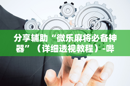 分享辅助“微乐麻将必备神器”（详细透视教程）-哔哩哔哩