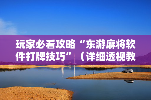 玩家必看攻略“东游麻将软件打牌技巧”（详细透视教程）-哔哩哔哩