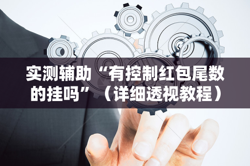 实测辅助“有控制红包尾数的挂吗”（详细透视教程）-哔哩哔哩