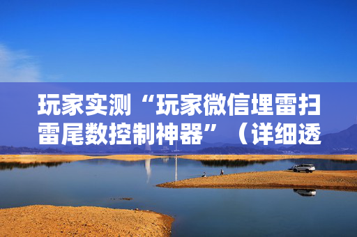 玩家实测“玩家微信埋雷扫雷尾数控制神器”（详细透视教程）-哔哩哔哩