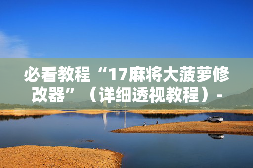 必看教程“17麻将大菠萝修改器”（详细透视教程）-哔哩哔哩