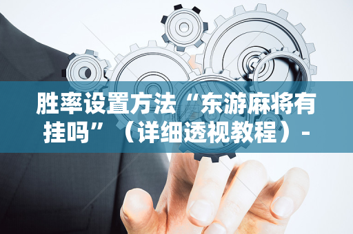 胜率设置方法“东游麻将有挂吗”（详细透视教程）-哔哩哔哩