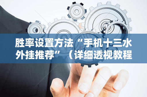 胜率设置方法“手机十三水外挂推荐”（详细透视教程）-哔哩哔哩