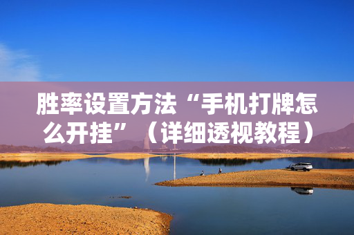 胜率设置方法“手机打牌怎么开挂”（详细透视教程）-哔哩哔哩
