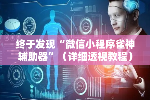 终于发现“微信小程序雀神辅助器”（详细透视教程）-哔哩哔哩