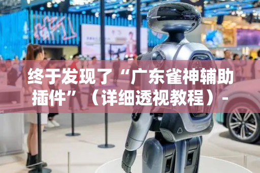终于发现了“广东雀神辅助插件”（详细透视教程）-哔哩哔哩