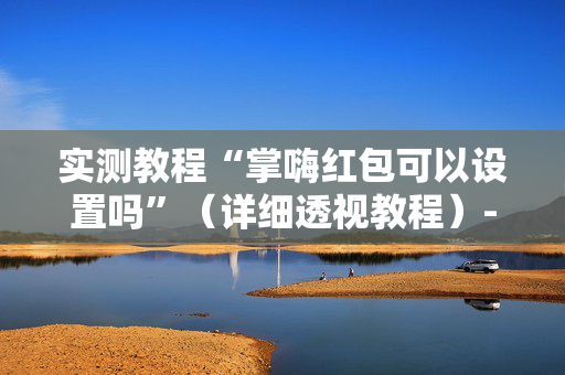 实测教程“掌嗨红包可以设置吗”（详细透视教程）-哔哩哔哩