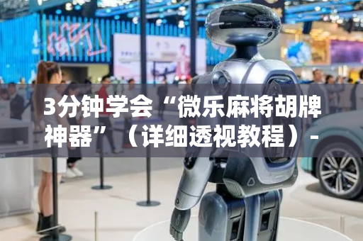 3分钟学会“微乐麻将胡牌神器”（详细透视教程）-哔哩哔哩