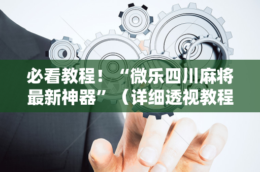 必看教程！“微乐四川麻将最新神器”（详细透视教程）-哔哩哔哩