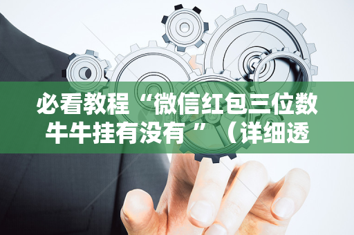 必看教程“微信红包三位数牛牛挂有没有 ”（详细透视教程）-哔哩哔哩