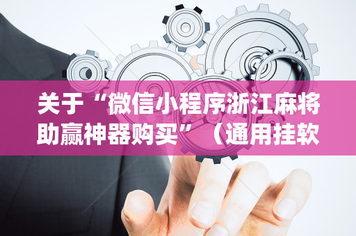 关于“微信小程序浙江麻将助赢神器购买”（通用挂软件多少钱)