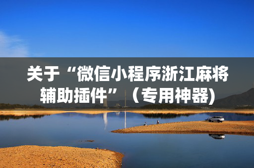 关于“微信小程序浙江麻将辅助插件”（专用神器)