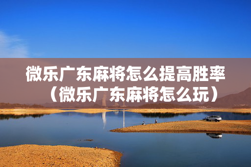 微乐广东麻将怎么提高胜率（微乐广东麻将怎么玩）