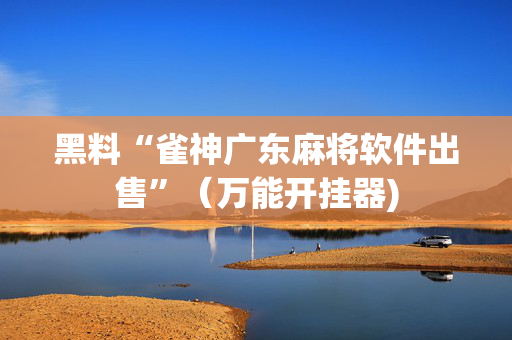 黑料“雀神广东麻将软件出售”（万能开挂器)