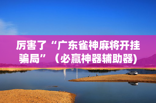 厉害了“广东雀神麻将开挂骗局”（必赢神器辅助器)