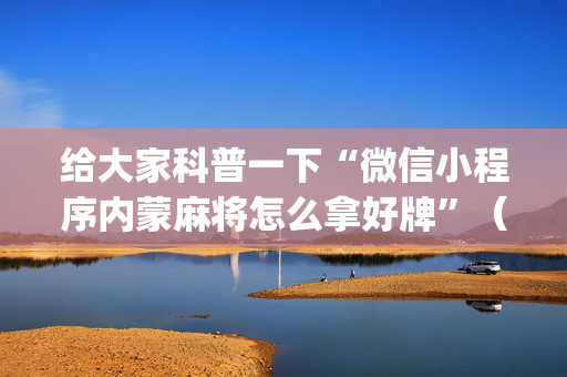 给大家科普一下“微信小程序内蒙麻将怎么拿好牌”（控牌器)