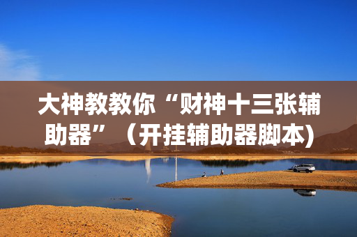大神教教你“财神十三张辅助器”（开挂辅助器脚本)
