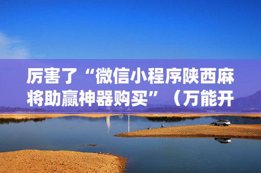 厉害了“微信小程序陕西麻将助赢神器购买”（万能开挂器)