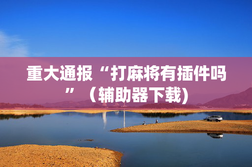 重大通报“打麻将有插件吗”（辅助器下载)