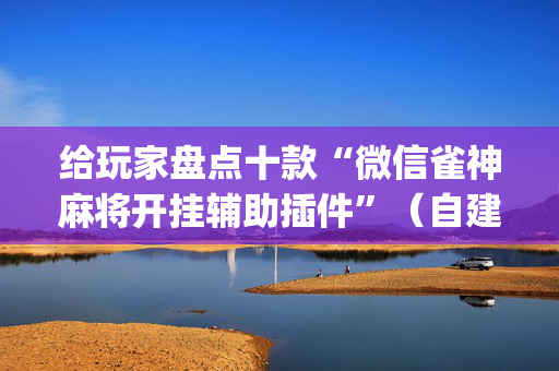 给玩家盘点十款“微信雀神麻将开挂辅助插件”（自建房胜负规律)