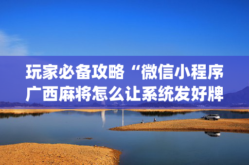 玩家必备攻略“微信小程序广西麻将怎么让系统发好牌”（输赢规律)