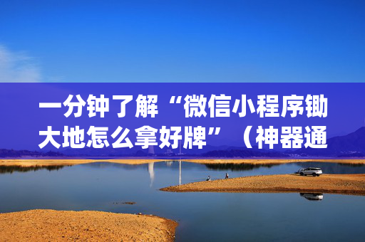 一分钟了解“微信小程序锄大地怎么拿好牌”（神器通用版)