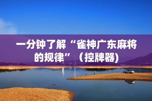 一分钟了解“雀神广东麻将的规律”（控牌器)