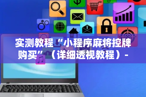 实测教程“小程序麻将控牌购买”（详细透视教程）-哔哩哔哩