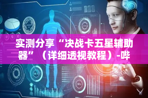 实测分享“决战卡五星辅助器”（详细透视教程）-哔哩哔哩