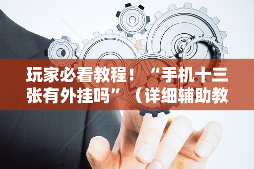 玩家必看教程！“手机十三张有外挂吗”（详细辅助教程）-哔哩哔哩