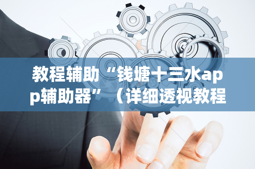 教程辅助“钱塘十三水app辅助器”（详细透视教程）-哔哩哔哩
