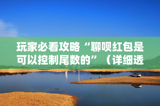 玩家必看攻略“聊呗红包是可以控制尾数的”（详细透视教程）-哔哩哔哩