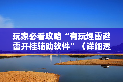 玩家必看攻略“有玩埋雷避雷开挂辅助软件”（详细透视教程）-哔哩哔哩