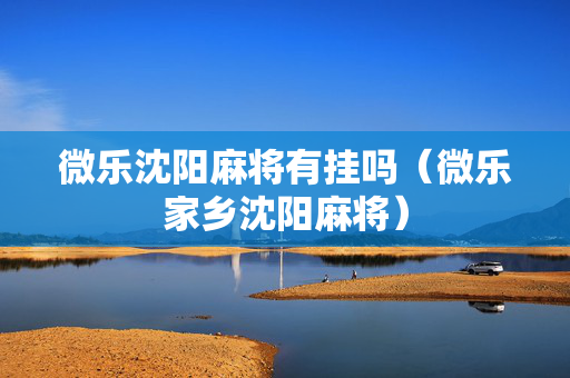微乐沈阳麻将有挂吗（微乐家乡沈阳麻将）