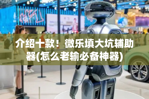 介绍十款！微乐填大坑辅助器(怎么老输必备神器)