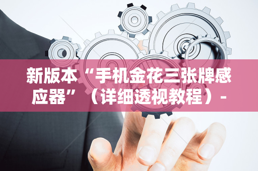 新版本“手机金花三张牌感应器”（详细透视教程）-哔哩哔哩
