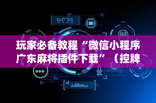 玩家必备教程“微信小程序广东麻将插件下载”（控牌神器)