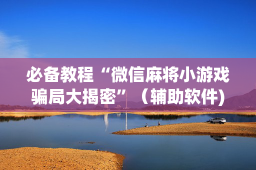 必备教程“微信麻将小游戏骗局大揭密”（辅助软件)