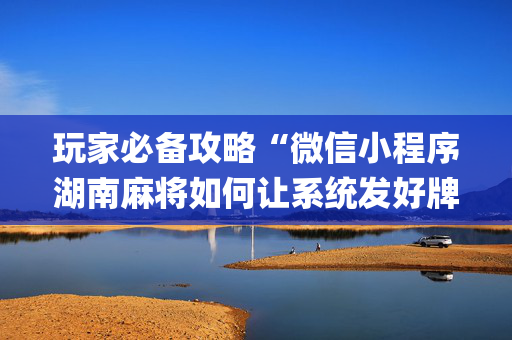 玩家必备攻略“微信小程序湖南麻将如何让系统发好牌”（必赢神器)