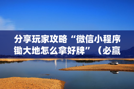分享玩家攻略“微信小程序锄大地怎么拿好牌”（必赢神器免费安装)