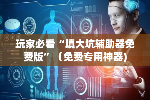玩家必看“填大坑辅助器免费版”（免费专用神器)