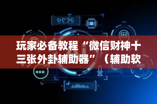 玩家必备教程“微信财神十三张外卦辅助器”（辅助软件)
