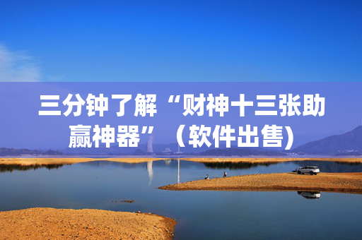 三分钟了解“财神十三张助赢神器”（软件出售)