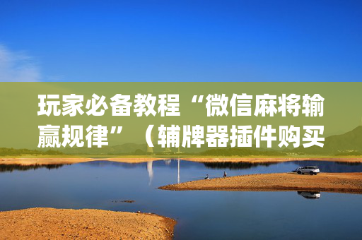 玩家必备教程“微信麻将输赢规律”（辅牌器插件购买)