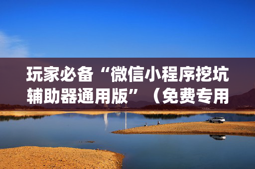 玩家必备“微信小程序挖坑辅助器通用版”（免费专用神器)