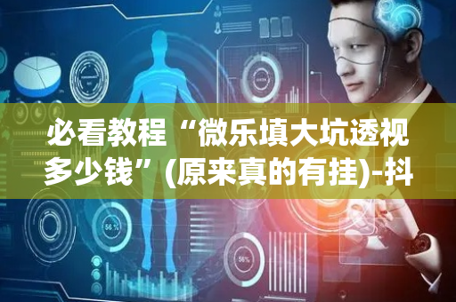 必看教程“微乐填大坑透视多少钱”(原来真的有挂)-抖音