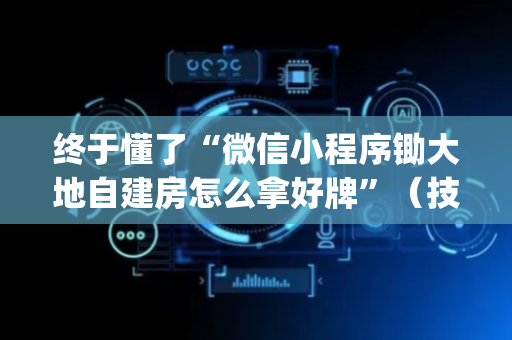 终于懂了“微信小程序锄大地自建房怎么拿好牌”（技巧和打好牌方法)