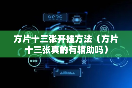 方片十三张开挂方法（方片十三张真的有辅助吗）