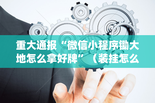 重大通报“微信小程序锄大地怎么拿好牌”（装挂怎么安装)